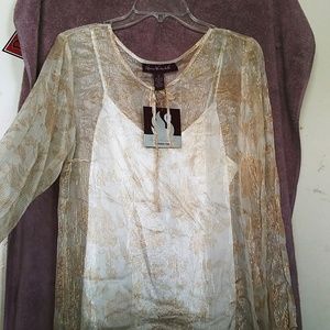 Gloria Vanderbilt woven top